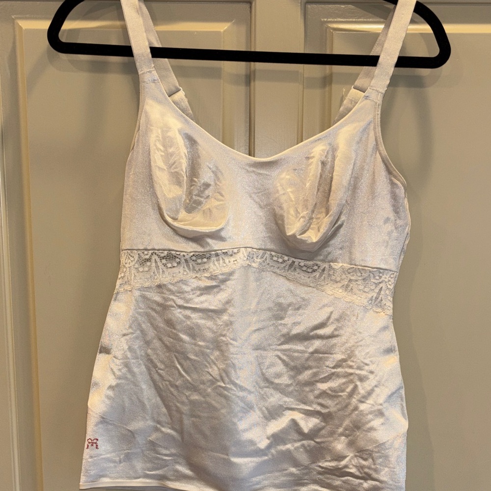 Ruby Ribbon Lace Trim Camisole